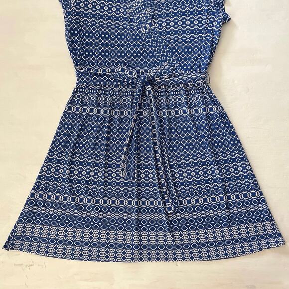 Liz Claiborne Faux Wrap Dress Womens Size XL Tie Waist Feminine Church Work - Picture 3 of 15